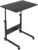 CROWNSHOP Table Mobile Laptop Table 40x60x (70-80) cm SideTable for Bed Sofa Lap Tables with Wheel Height Adjustable Tables Workstation for Reading Eating (Black 2)