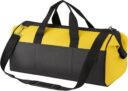 CROWNSHOP Tool Bag 16 in Heavy Duty Multi Tool Bag 37x21x29CM Organiser Technician Bag with Adjustable Shoulder Strap for Office Workshop Daily Use