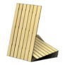 CUCOS Slatted Wall Panels 30×60 Cm PVC Peel-and-Stick