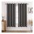 CUCRAF 100% Blackout Curtains, Grey, 69-Inch, 2 Panels