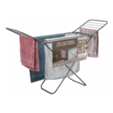 CUQOO Premium Foldable Clothes Airer 22 Bar Drying Clothes Rack Indoor