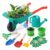 CUTE STONE Kids Gardening Set with Toy Wheelbarrow