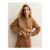 Cable Knit Cardigan – Camel Brown