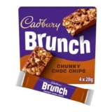 Cadbury Brunch Chocolate Chip Cereal Bars 4x28g