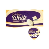 Cadbury Creamy White Chocolate Dessert Pots 120g (2 X 60g)