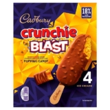 Cadbury Crunchie Blast Ice Cream 4x90ml Nectar Price