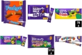 Cadbury Curly Wurly 4 x 21.5g – Fudge 4 x 22g – Little Bars 4 x 18g – Freddo Milk/Caramel 4 x 19.5g – Chocolate Buttons 4 x14g Nectar Price