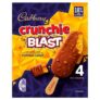Cadbury Dairy Crunchie Blast/ Milk Mint Ice Cream 4 x 90ml (Nectar Price)