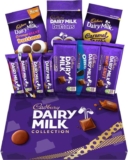 Cadbury Dairy Milk Big Night In Deluxe Hamper, Includes 10 Assorted Chocolate Bars and Bags 836g