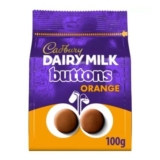 Cadbury Dairy Milk Chocolate Orange Buttons Bag 100g