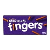 Cadbury Dairy Milk Fingers Milk Chocolate Covered Biscuits 114g