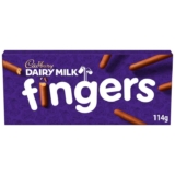 Cadbury Dairy Milk Fingers Milk Chocolate Covered Biscuits 114g – Nectar Price