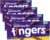 Cadbury Dairy Milk Fingers Salted Caramel Flavour, Crunchy Biscuits Coated in Salted Caramel Flavoured Milk Chocolate, 114 g (Pack of 4)