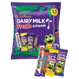 Cadbury Dairy Milk Freddo & Friends Treat Size Chocolate Bars Multipack 191g – Clubcard Price