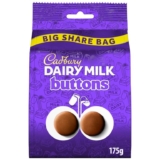 Cadbury Dairy Milk Giant Buttons Sharing Pouch, 175 g (Pack of 1)