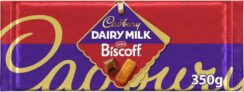 Cadbury Dairy Milk Lotus Biscoff Chocolate Bar, 350g (£2.61 / £2.33 S&S)
