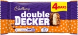 Cadbury Double Decker Chocolate Bar Multipack, 4 x 43.7 g (Pack of 1)