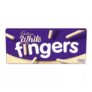 Cadbury Fingers White Chocolate Biscuits Tray 114 G