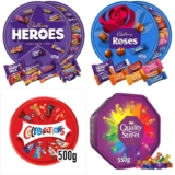 Cadbury Heroes, Cadbury Roses 475g – Celebrations 500g – Quality Street 550g With More Card App (Selected Accounts) Max 3 per Transaction