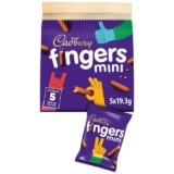 Cadbury Mini Fingers 5 x 19.3g Multipack Chocolate Biscuits – Nectar Price