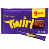 Cadbury Twirl Milk Chocolate 9 Pack Multipack 193.5g