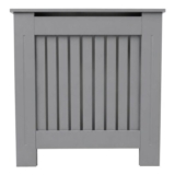 Caecus Vertical Slat Grey Radiator Cover 815 X 780 X 190mm