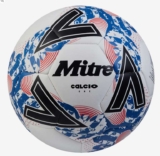 Calcio Football White/Black Mitre Size 3,4,5