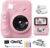 CalineGam Kids Camera Instant Print, 3.0 Screen 48MP Photo Camera for Kids with 32GB Card & Print Paper, 1080P HD Video Recording, Gift for Boys Girls 3-12 Year Old (Pink)