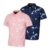 Callaway Golf Mens Kick Flip Print Wicking Golf Polo Shirt