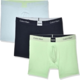 Calvin Klein Mens 3 Pack Boxer Briefs with Logo Waistband