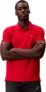 Calvin Klein Mens Short Sleeve Monogram Pique Cotton Polo Shirt