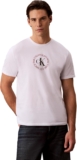 Calvin Klein Mens Ss 30s Whsl Ck Word Circle Graph Lv14re816g Graphic Tees (Pack of 1)