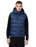 Calvin Klein Mens Zip Off Hood Down Puffer Vest – size M only – 5 in stock