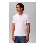 Calvin Klein Slim Refined Pique Polo Bright White