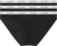 Calvin Klein Womens 3 Pack Cotton Bikini Briefs with Stretch