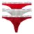 Calvin Klein Womens 3-Pack Thongs, Multicolor, Size L