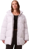 Calvin Klein Womens Belted Mid Weight Puffer Jacket