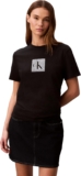 Calvin Klein Womens Ss Classic Fit Monogram Tee Lv047f819g Graphic Tees