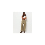 Camel Cargo Pocket Tapered Cuffed Trousers