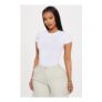 Camilla Classic Fit Crew Neck Tee – White