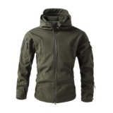 Camo Combat Windbreaker Jacket for Men Softshell Motorbike