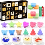 Candle Advent Calendar 2025 Women, 24 Types of Christmas Candles Scented, Candles Gifts for Mother, Sister, Daughter, Girlfriend