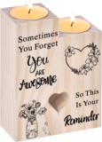 Candle Gifts for Her Women,Heart-shaped Craft Candlestick Shelf Gifts for women for Women Her on Christmas Birthday Anniversary