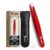 Candure Slanted Tweezers Precision Stainless Steel, Red Leather Pouch