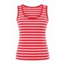 Candy Pink & Red Striped Vest Eloise