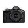 Canon EOS R50 Mirrorless Camera & 18-45mm f4.5-6.3 is STM Lens