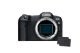 Canon R8 body only with extra LP-E17 battery sold by Canon FBA