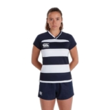 Canterbury Womens Vapodri Evader Hooped Rugby Jersey – Size 14