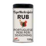 Cape Herb & Spice Portuguese Peri-Peri Seasoning Rub 100g