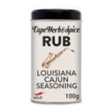 Cape Herb & Spice Rub Louisiana Cajun Seasoning 100g